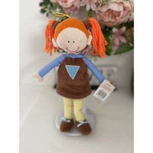 Well Made Fickled Felicity 1997 Doll‎ Orange Hair Brown Dress Soft Plush Toy 11"